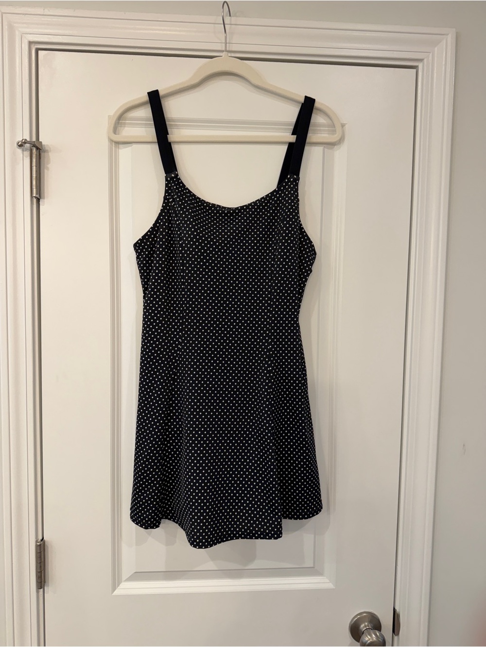 Islander Black and White Polka Dot One-Piece Swimsuit